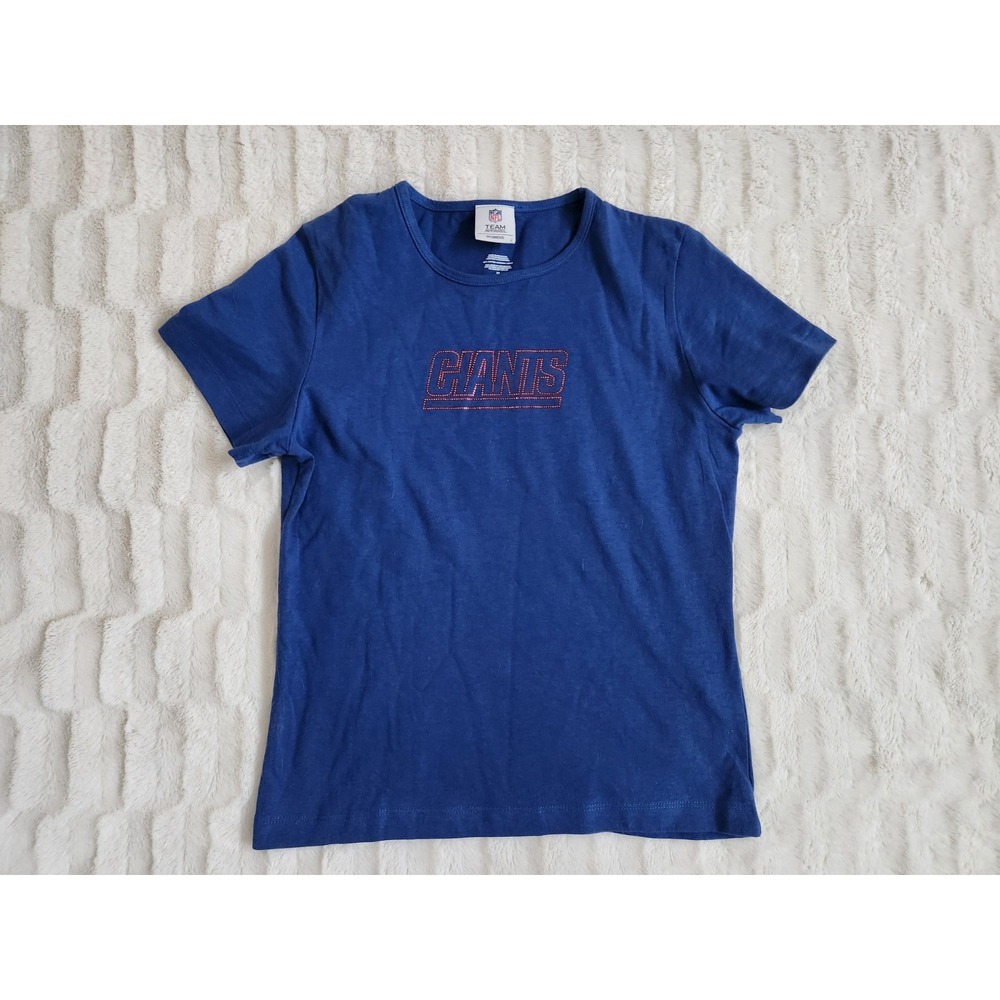 NFL Team Apparel Short Sleeve T‎ Shirt New York Giants Womens Medium